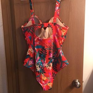 Plus-Size Tropical Swimsuit